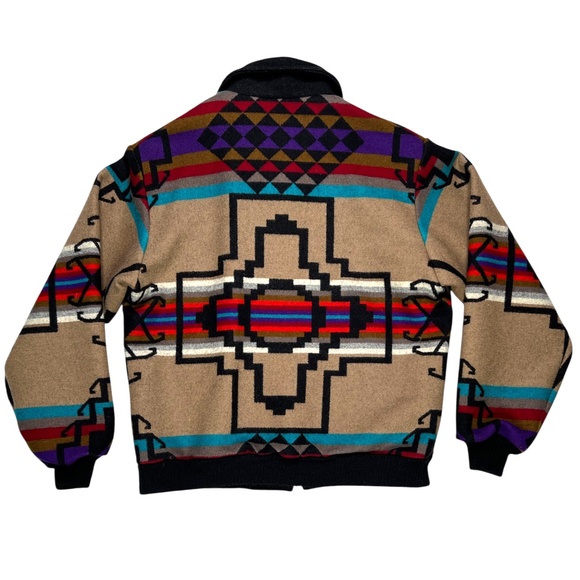 VINTAGE PENDLETON Mens Jacket Wool Coat Size Large - Picture 9 of 14